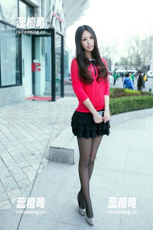 TuiGirl-潘娇娇 TuiGirl - 油炸鬼都没你黑,潘娇娇的黑色图片看得我直咽口水