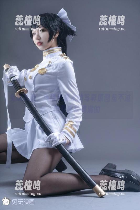 兔玩映画，绑带死库水的写真原图虽不过分，但诱惑却满满的